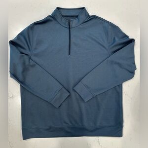 Hickey Freeman Blue/Gray 1/4 zip